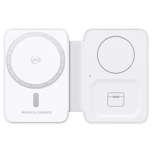 Беспроводное зарядное устройство WEKOME WP-U172 3-in-1 Portable Folding Wireless Charger [White]
